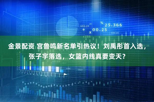 金景配资 宫鲁鸣新名单引热议！刘禹彤首入选，张子宇落选，女篮内线真要变天？